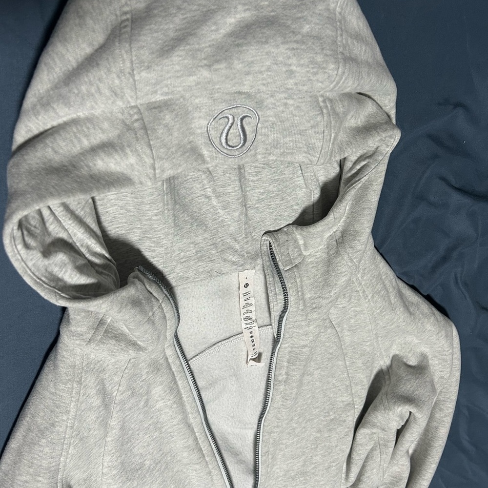 Lululemon Gray Zip-Up Hoodie